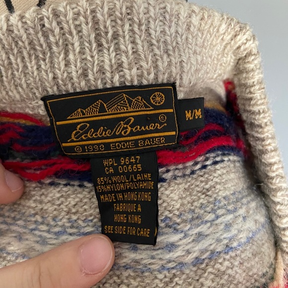 Vintage 1990s Eddie Bauer sweater vest - Picture 9 of 9